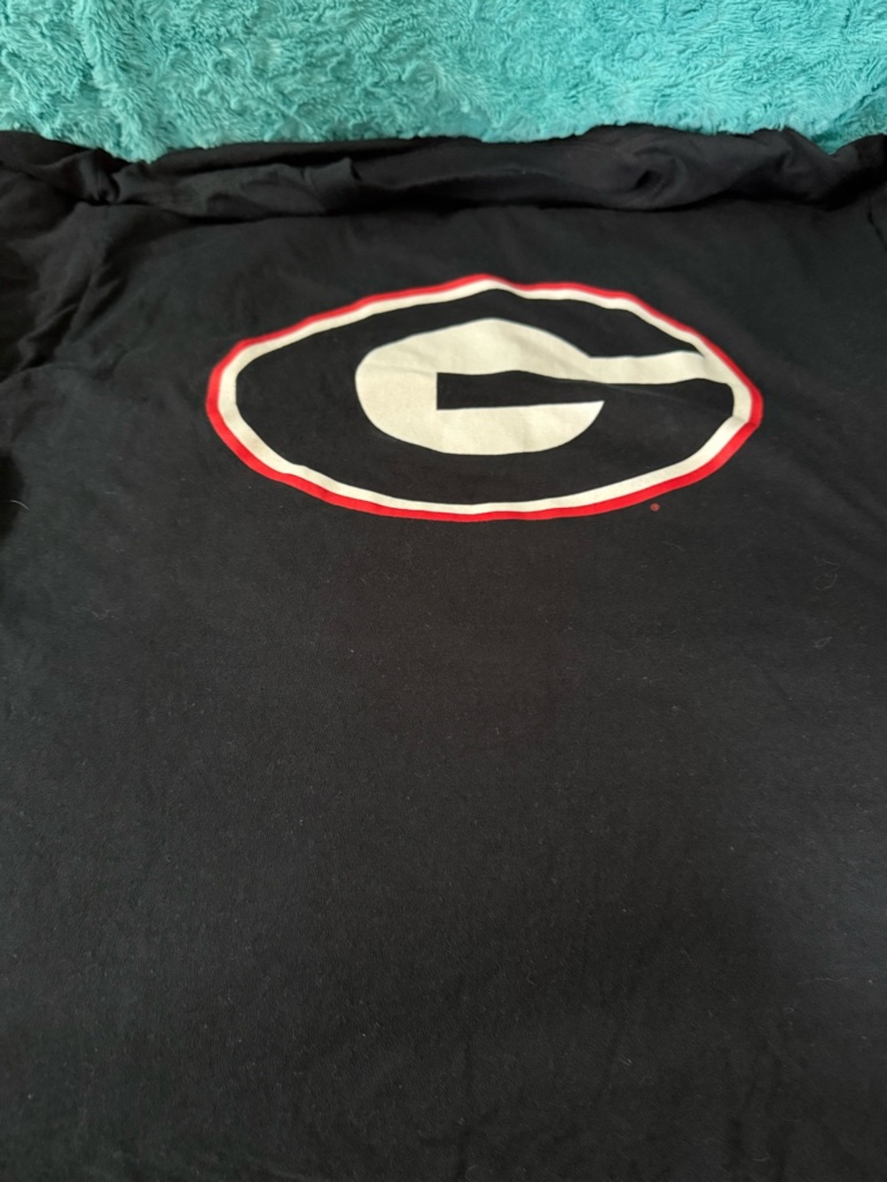 University Of Georgia Bulldogs Black T-shirt Size M